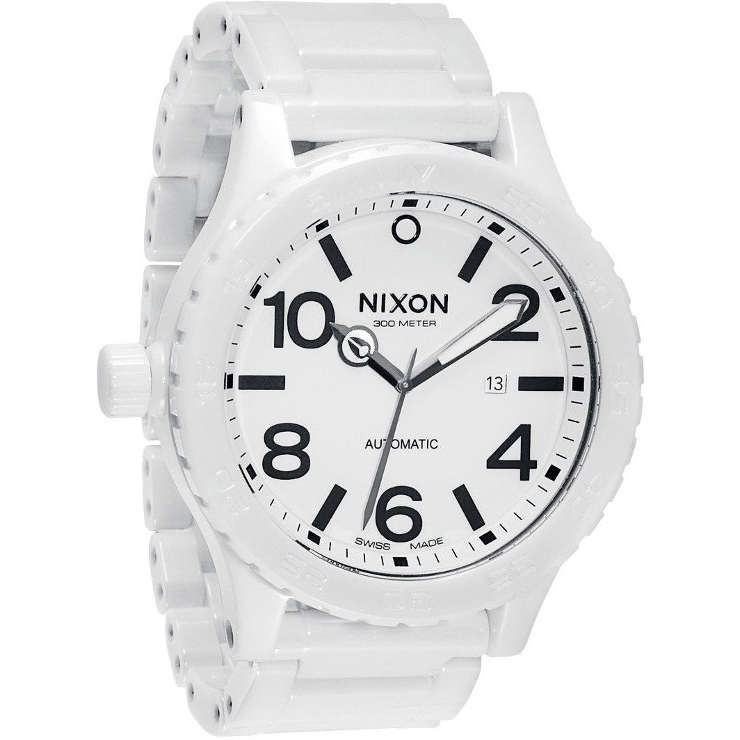 Nixon 51-30 White Ceramic Elite Swiss Automatic