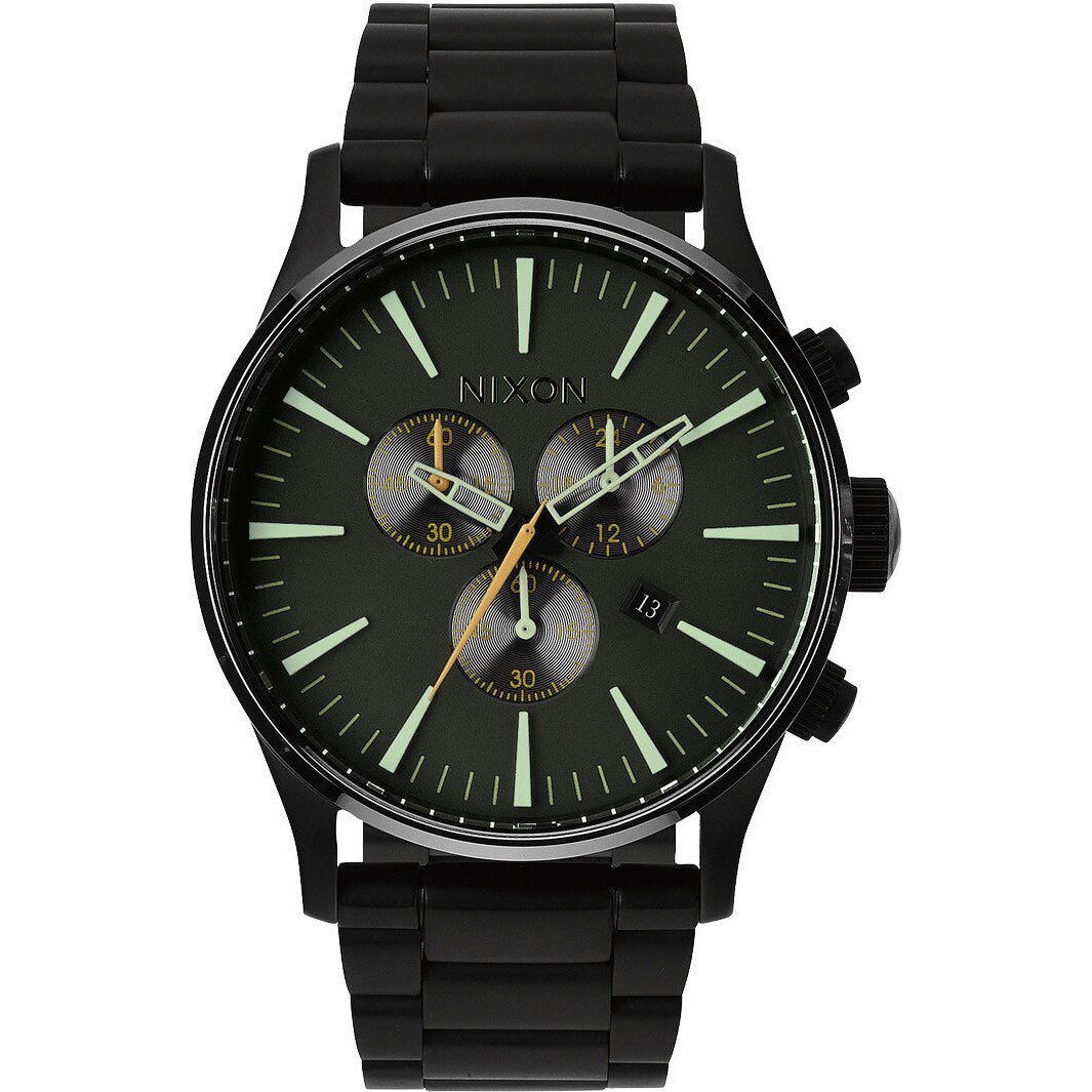 Nixon Sentry Chrono Matte Black