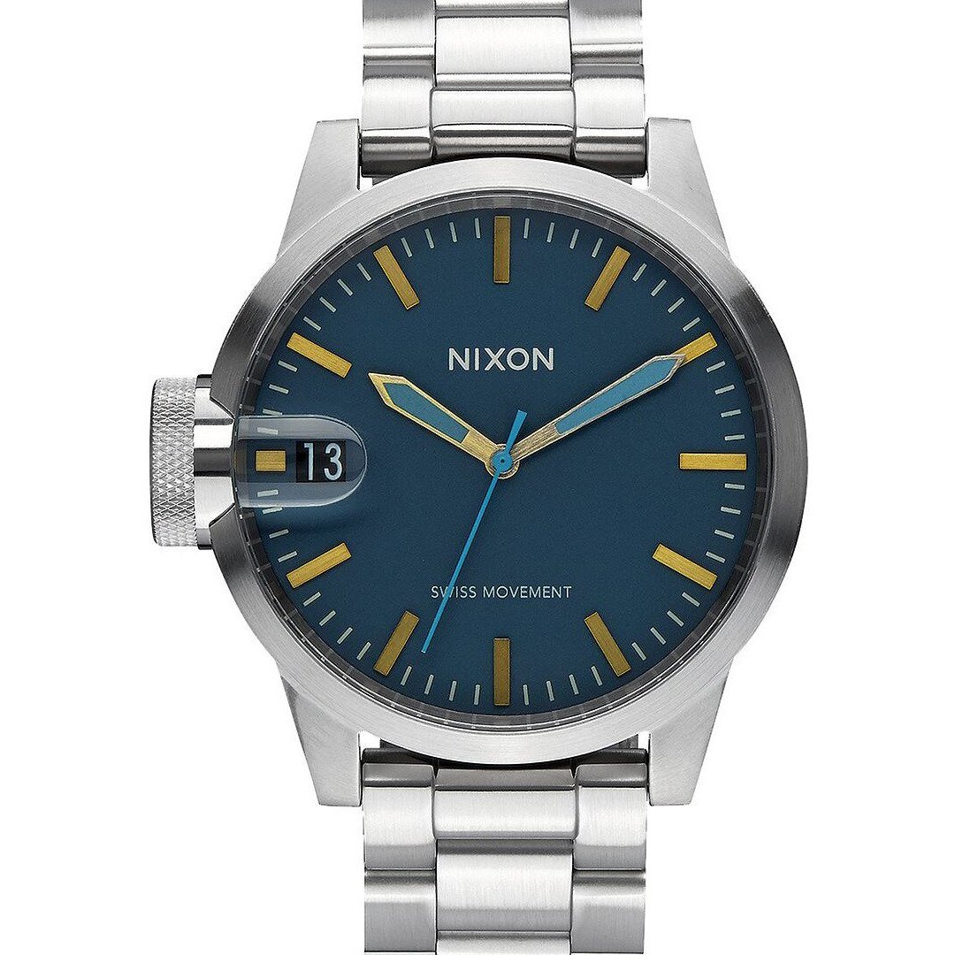 Nixon Chronicle 44 Navy/Brass