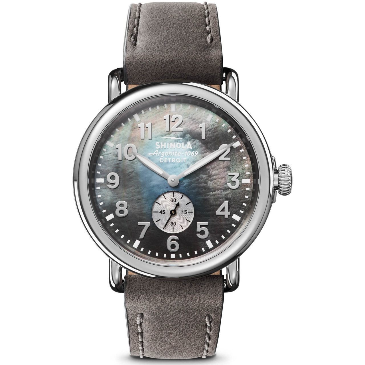 Shinola Runwell 41mm Grey Mother of Pearl