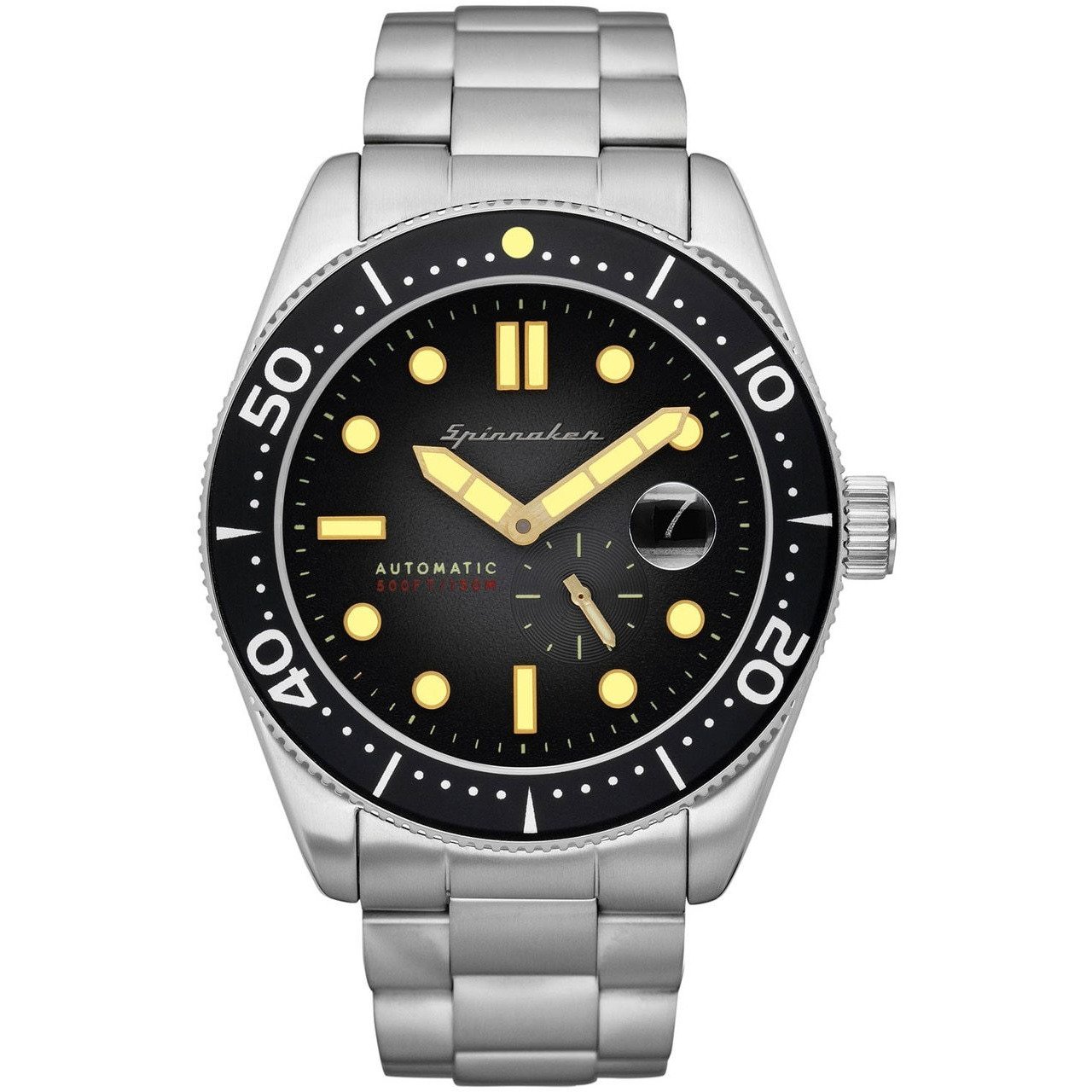 Spinnaker Croft Automatic Black Silver