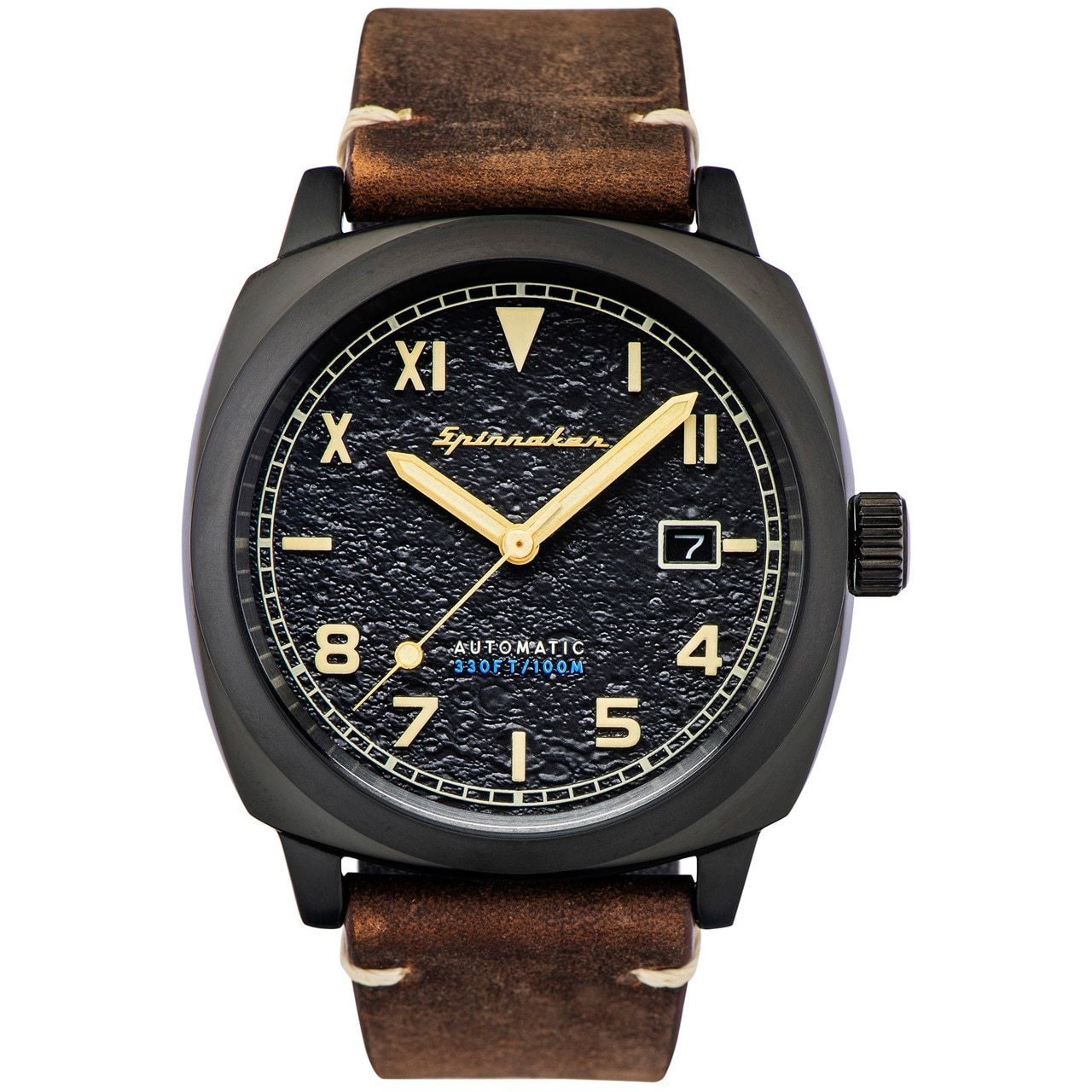 Spinnaker Hull California Automatic Black Brown