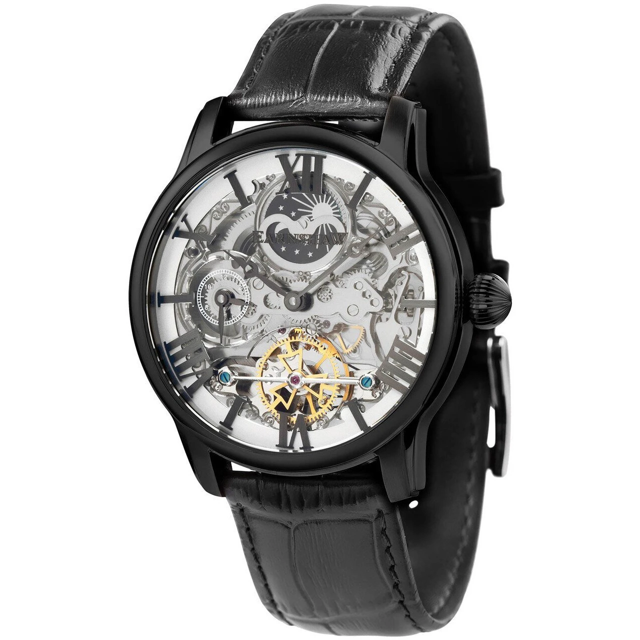 Thomas Earnshaw Longitude Skeleton Automatic Black