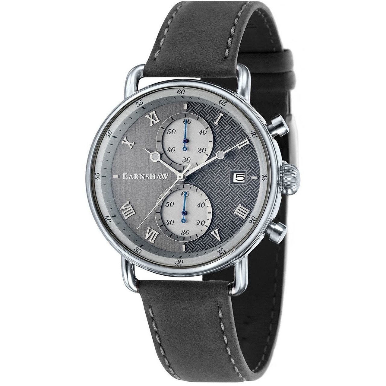 Thomas Earnshaw Investigator Chrono Silver Grey