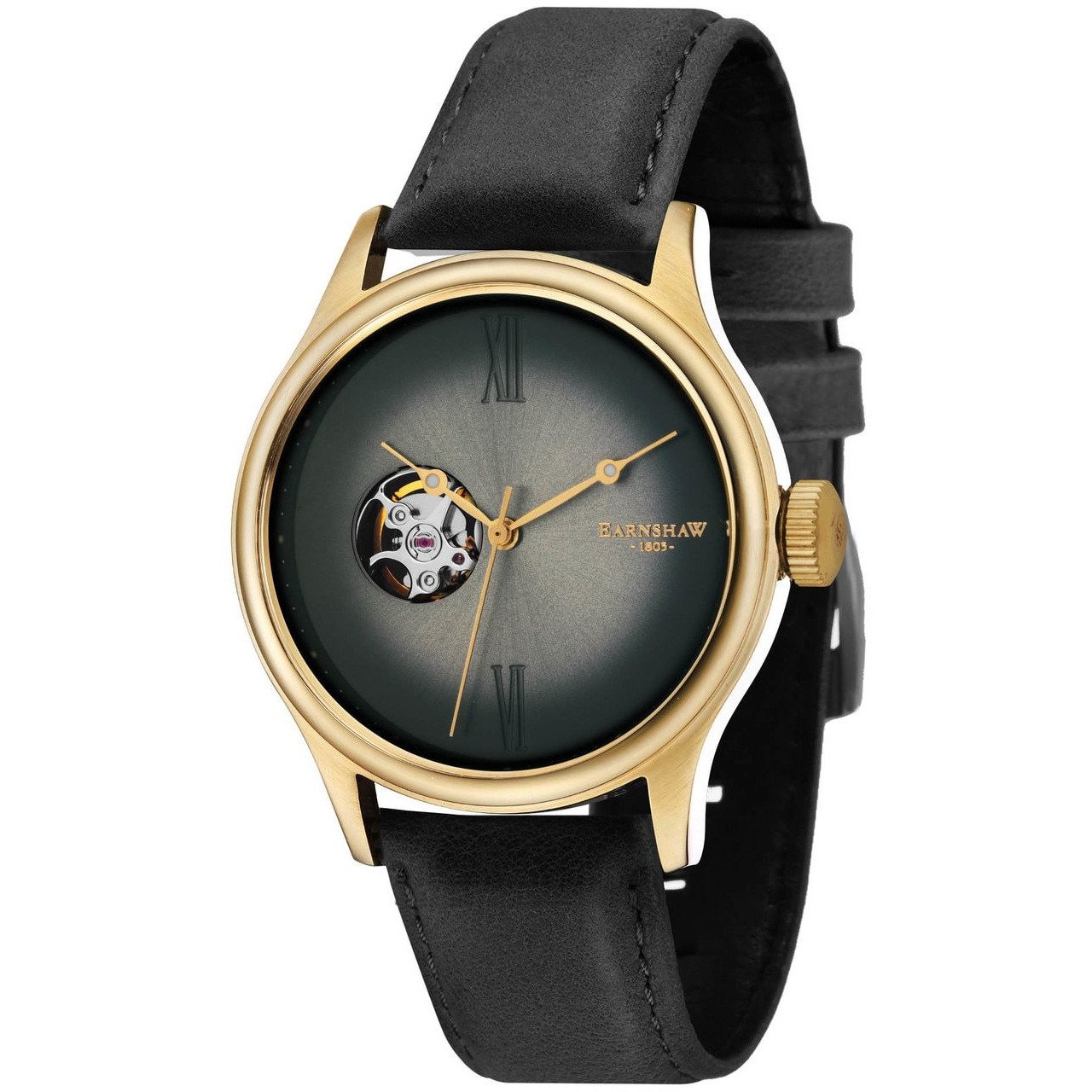 Thomas Earnshaw Precisto Bauer Automatic Black Gold