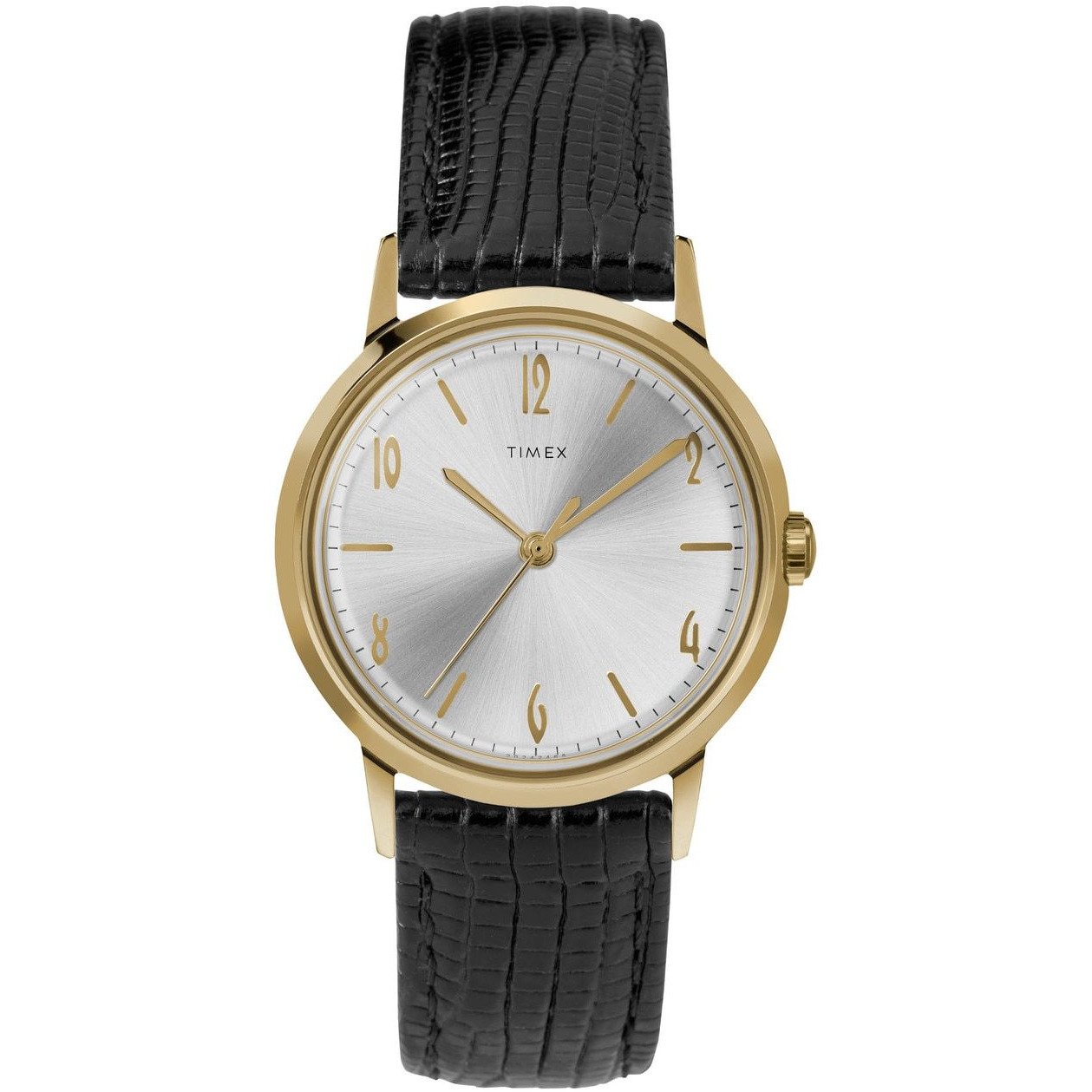 Timex Marlin Mechanical 34mm Gold Black