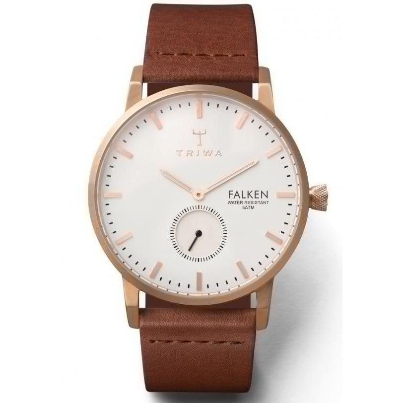 Triwa Rose Falken Rose Gold/Brown Classic