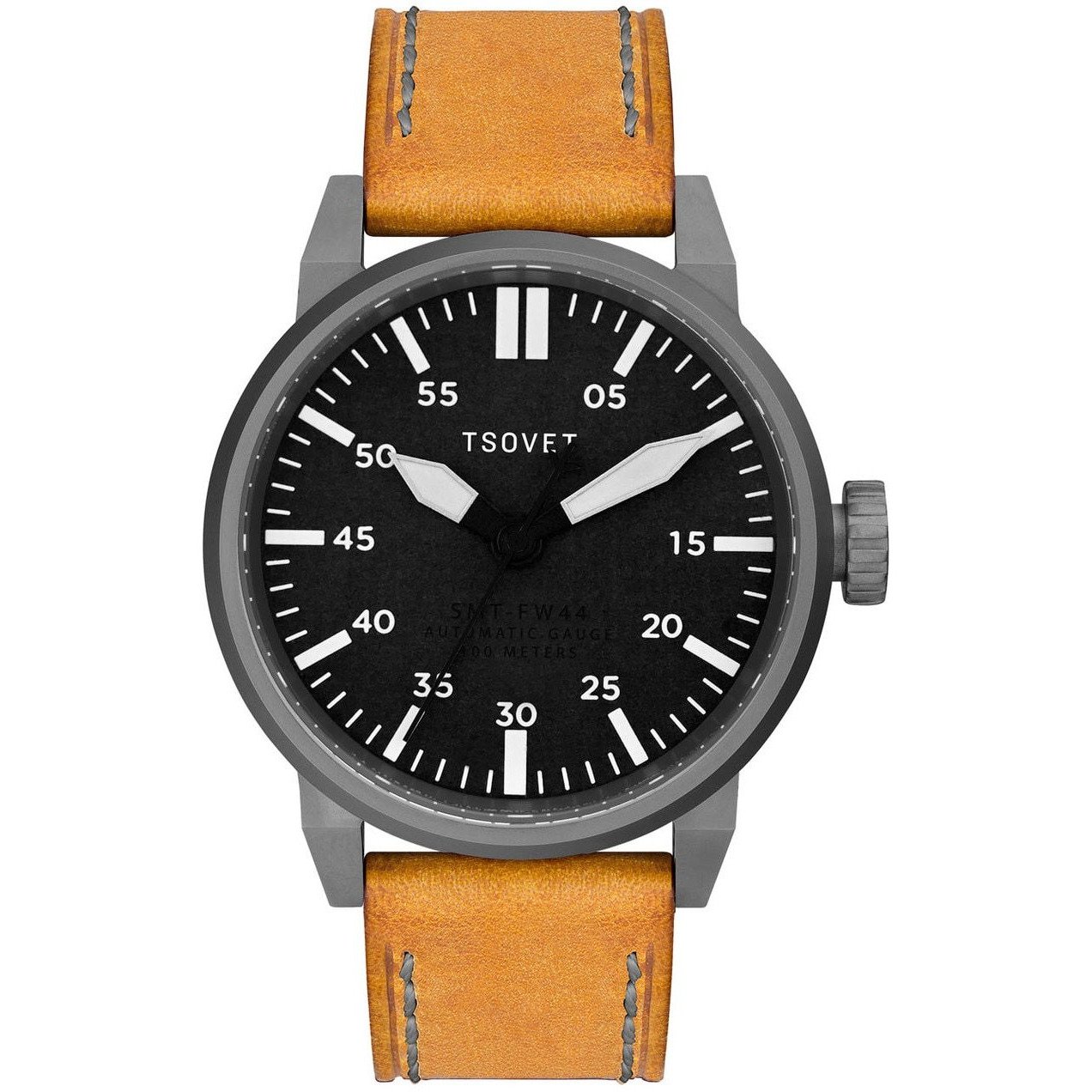 Tsovet SVT-FW44 Swiss Field Watch Gunmetal Tan