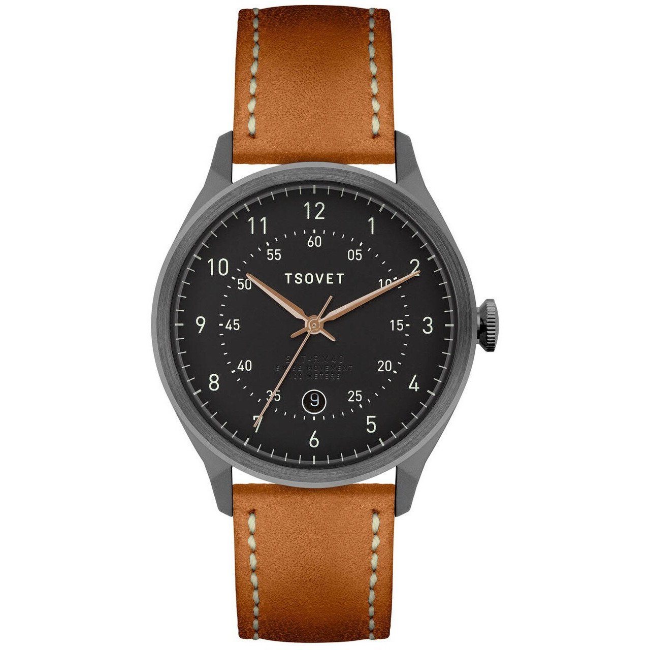 Tsovet SVT-RM40 Swiss Classic Gunmetal Tan