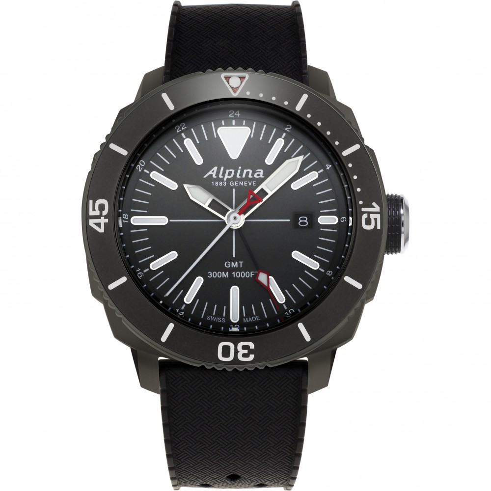 ALPINA SEASTRONG DIVER GMT WATCH AL-247LGG4TV6