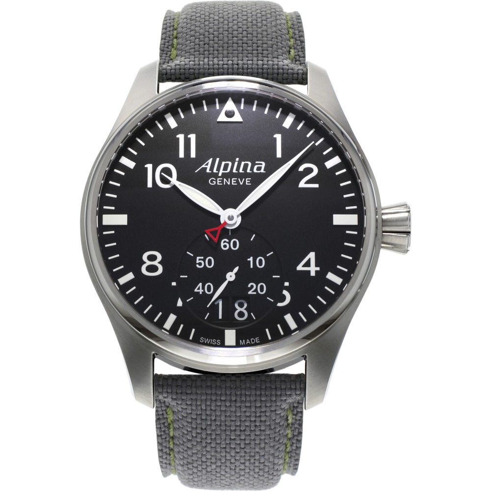 MENS ALPINA STARTIMER PILOT WATCH AL-280B4S6