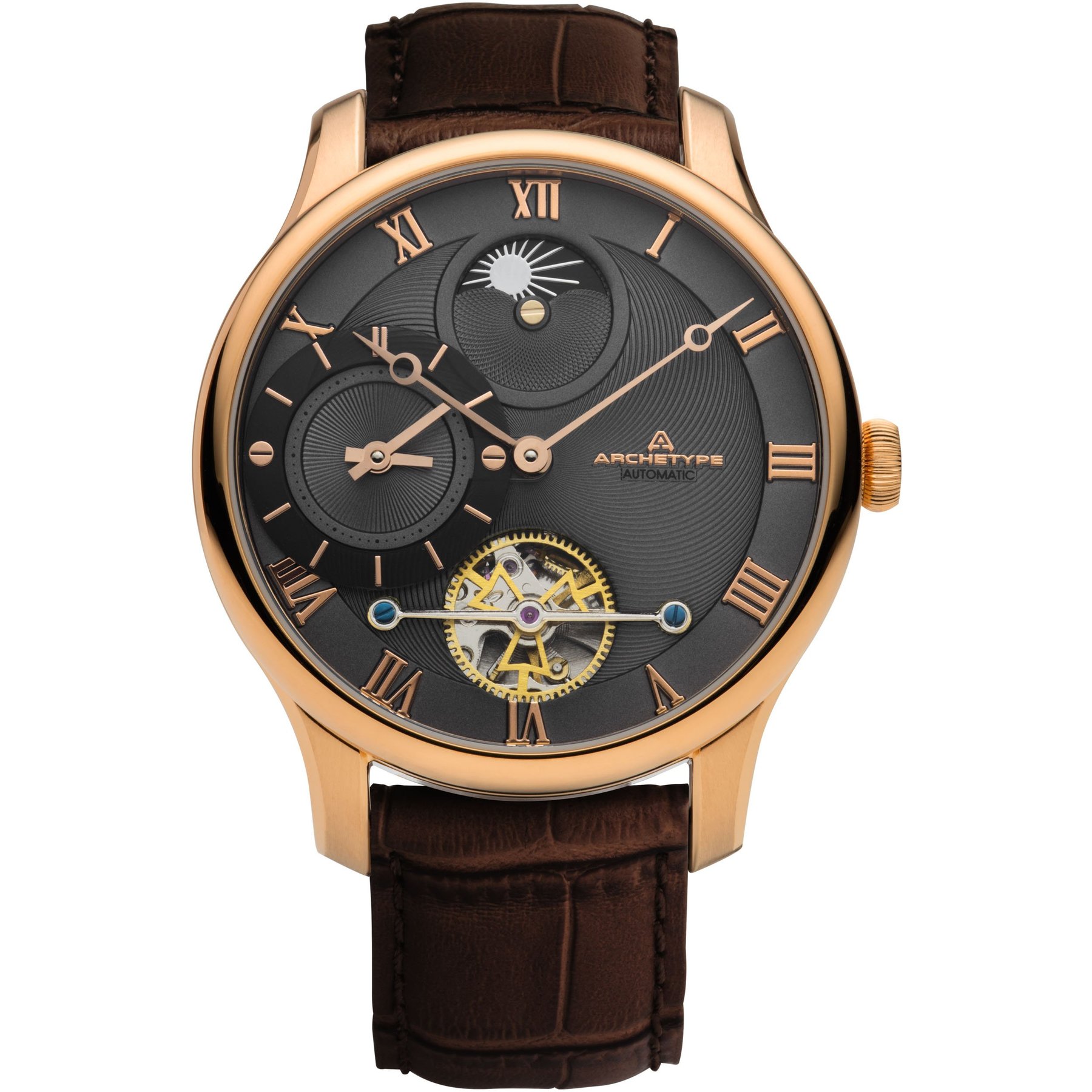 Archetype Dorian Automatic Rose Gold Gunmetal