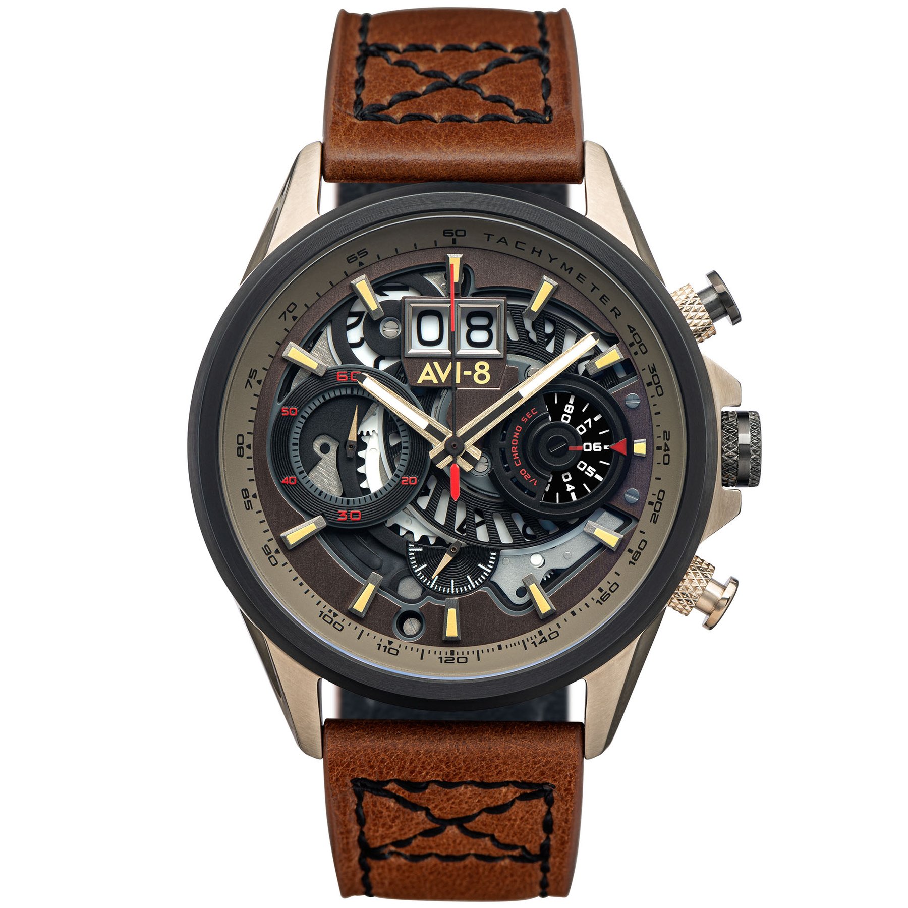 AVI-8 Hawker Harrier II Matador Chronograph Brown