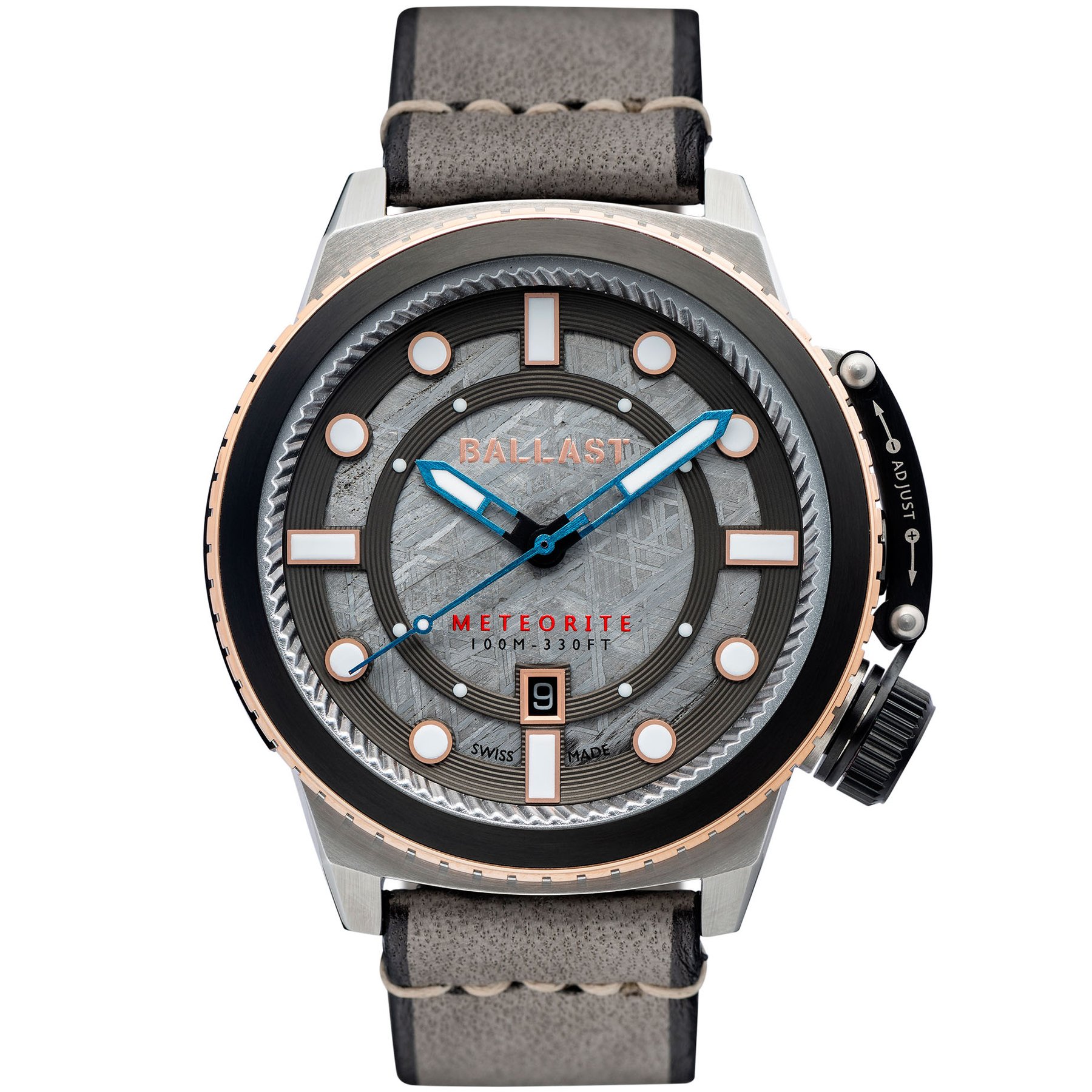 Ballast Trafalgar Conqueror Automatic Meteorite Silver