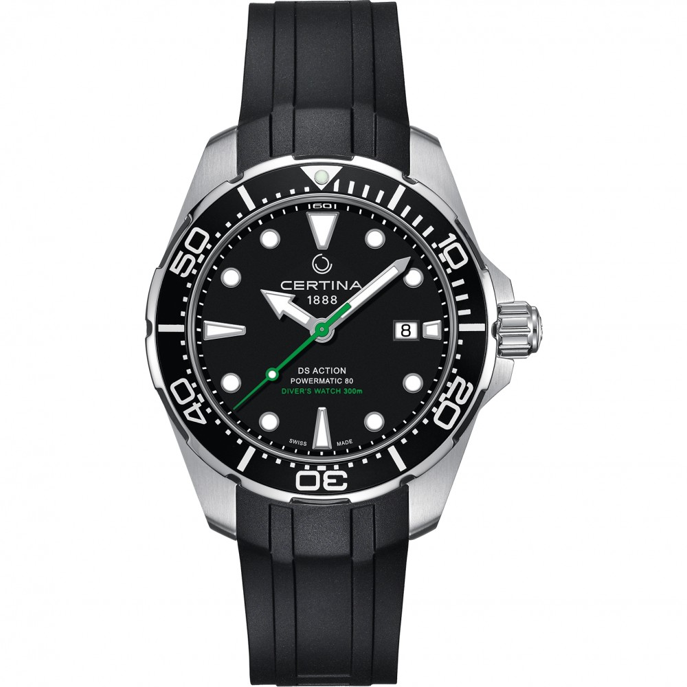 MENS CERTINA DS ACTION DIVER POWERMATIC 80 AUTOMATIC WATCH C0324