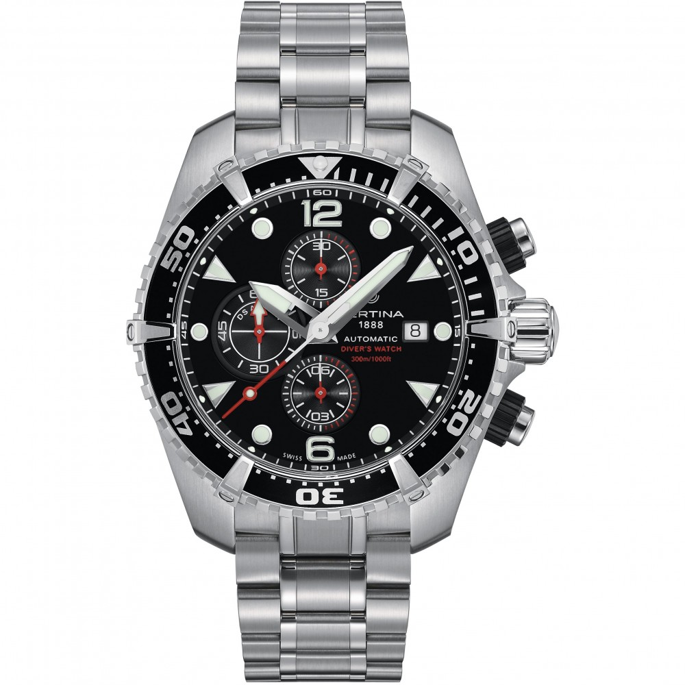 MENS CERTINA DS ACTION DIVER AUTOMATIC CHRONOGRAPH WATCH C032427