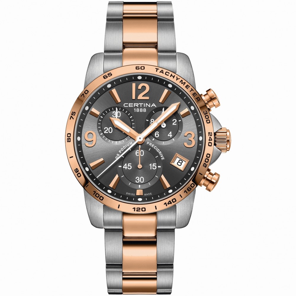 MENS CERTINA DS PODIUM PRECIDRIVE CHRONOGRAPH WATCH C03441722087