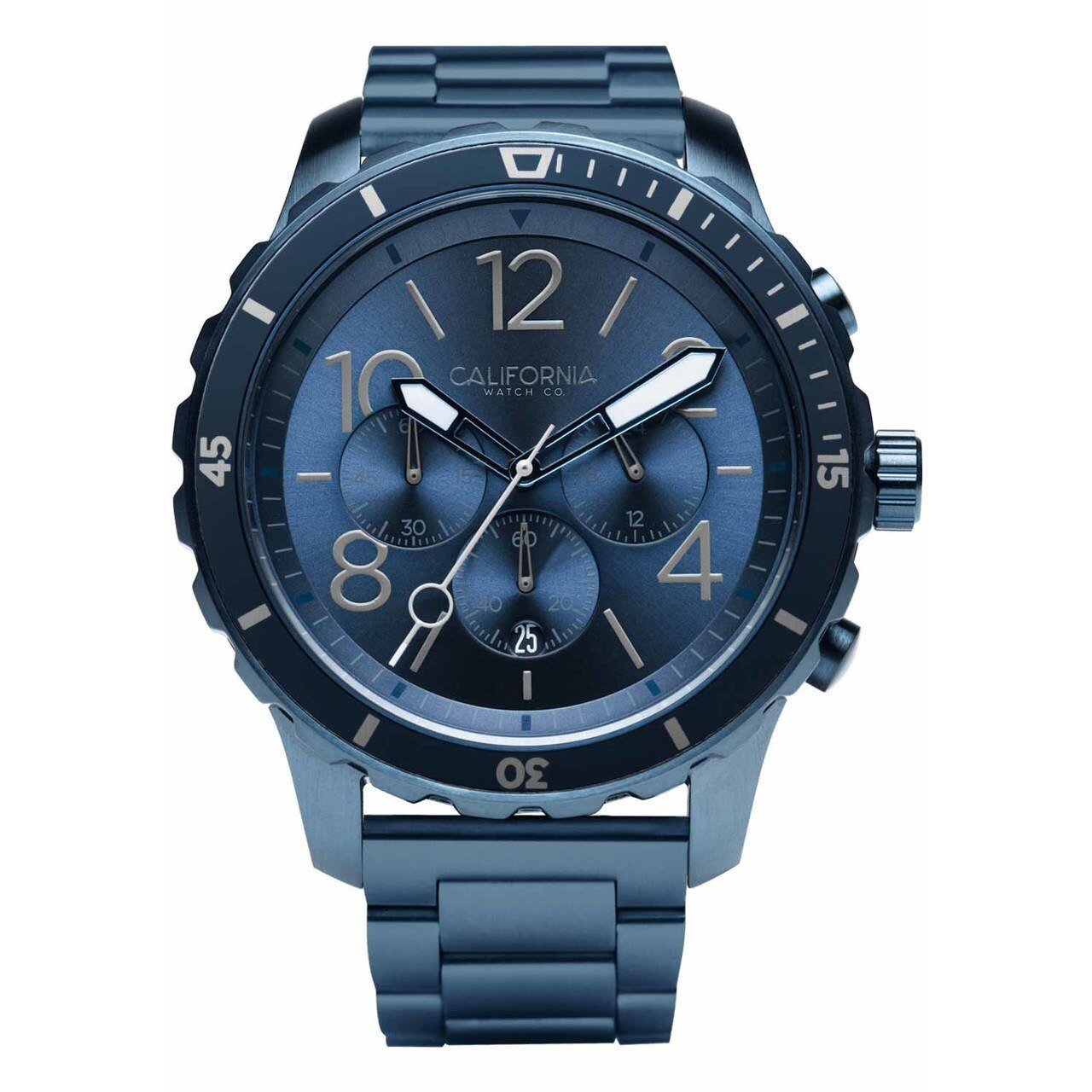 California Watch Co. Mavericks Chrono SS Deep Blue