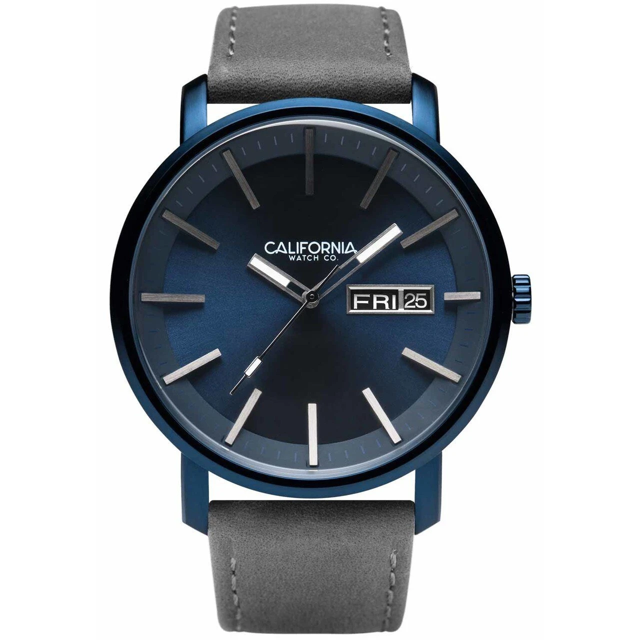 California Watch Co. Mojave Leather Deep Blue Gray