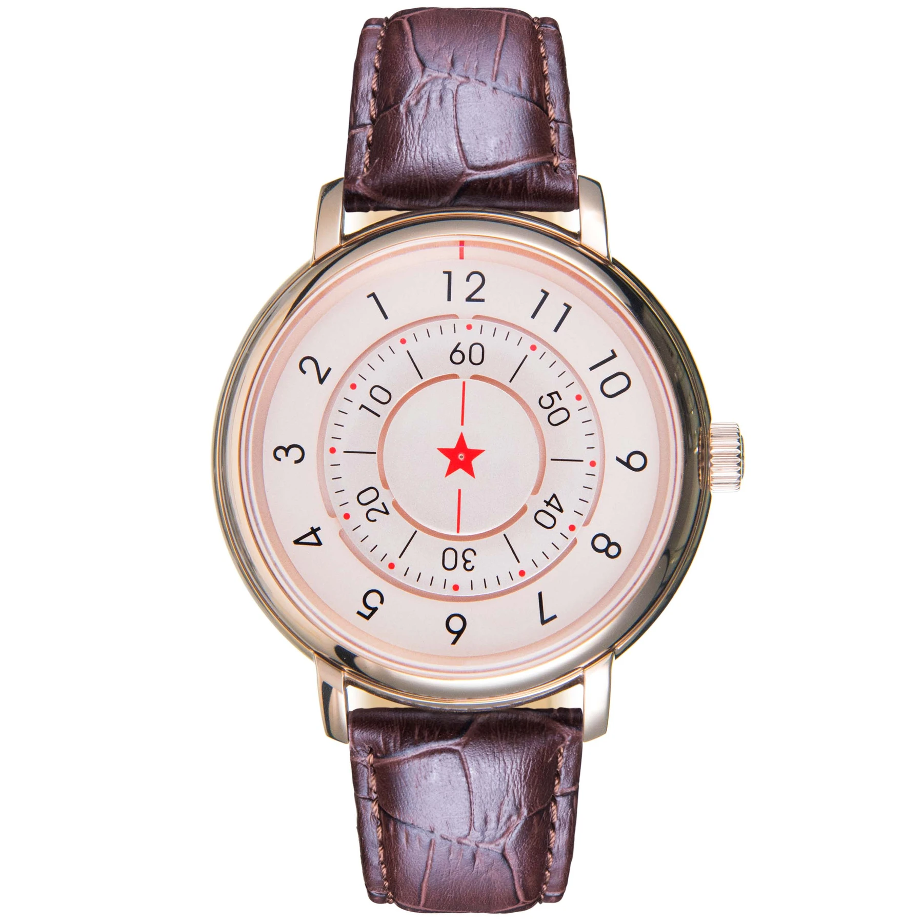 CCCP Aleksandrov Automatic Rose Gold Brown