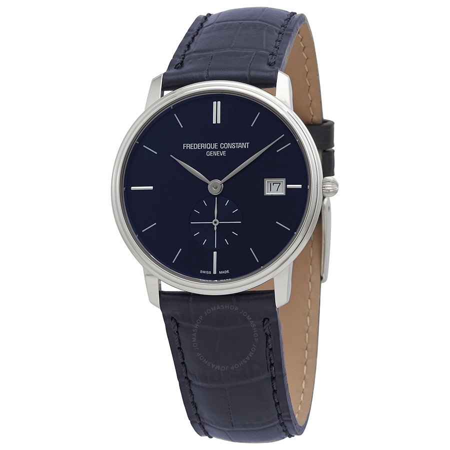 Slimline Quartz Blue Dial