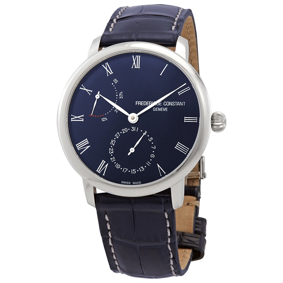 Slimline Automatic Power Reserve Blue