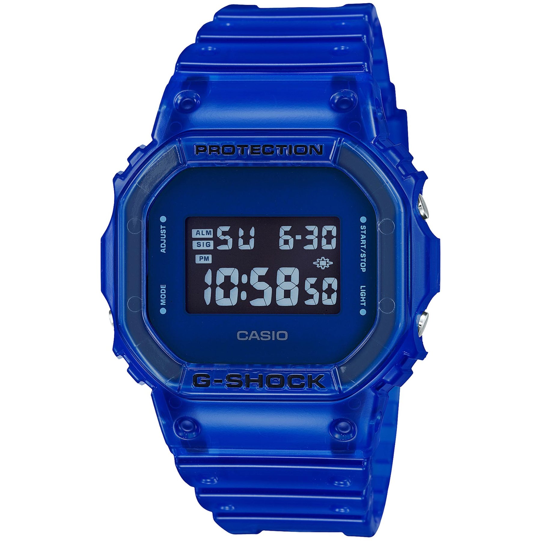 G-Shock DW5600SB Skeleton Digital Blue