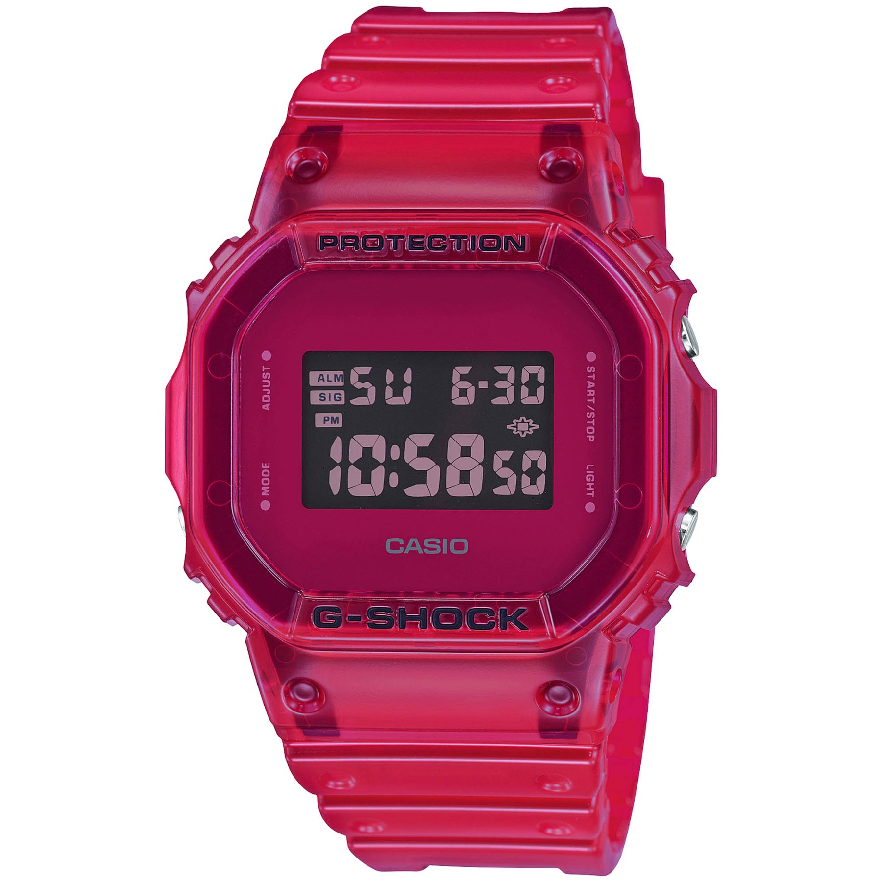 G-Shock DW5600SB Skeleton Digital Red