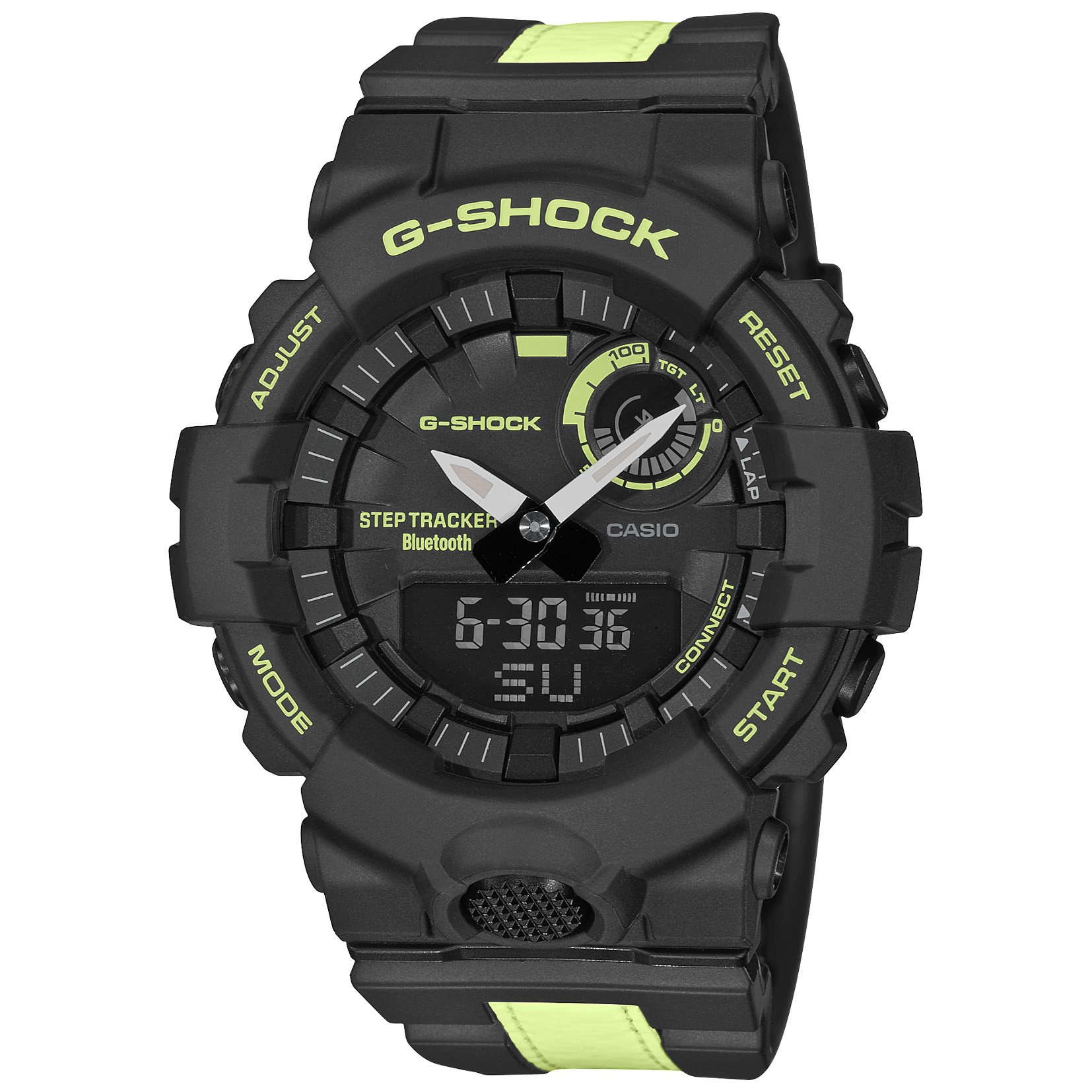 G-Shock GBA800LU G-Squad Connected Ana-Digi Black Yellow