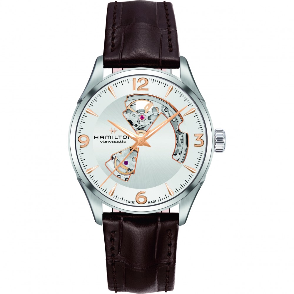 MENS HAMILTON JAZZMASTER OPEN HEART AUTOMATIC WATCH H32705551