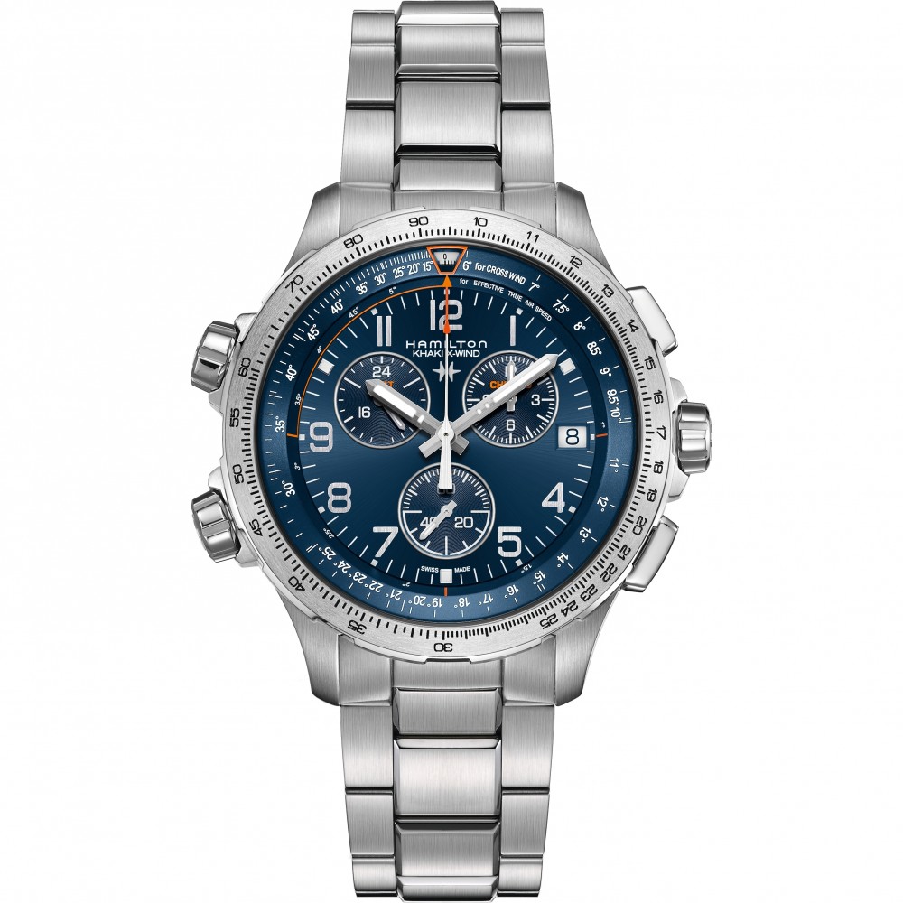 HAMILTON KHAKI X-WIND GMT WATCH H77922141