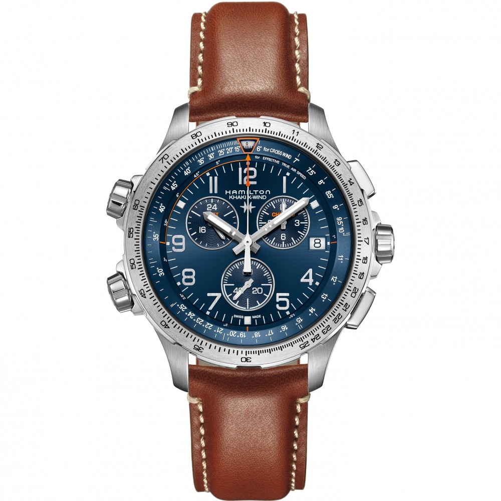 HAMILTON KHAKI X-WIND GMT WATCH H77922541