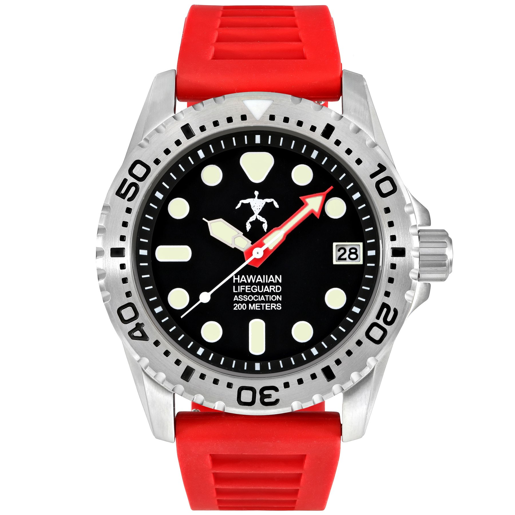 Hawaiian Lifeguard Association Black Red