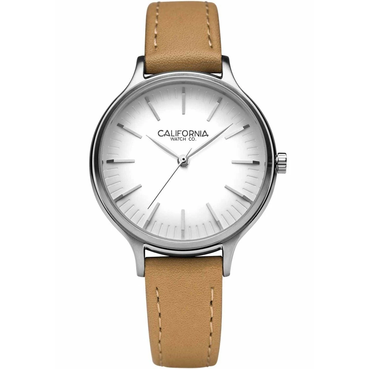 California Watch Co. Laguna 34 Leather Natural White