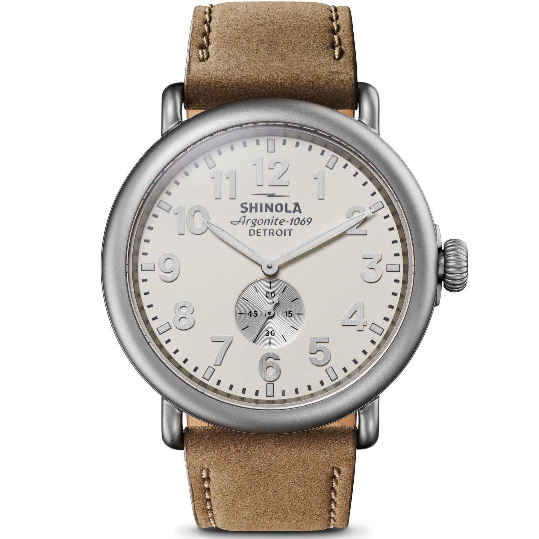 Shinola The Runwell 47mm Cream Beige