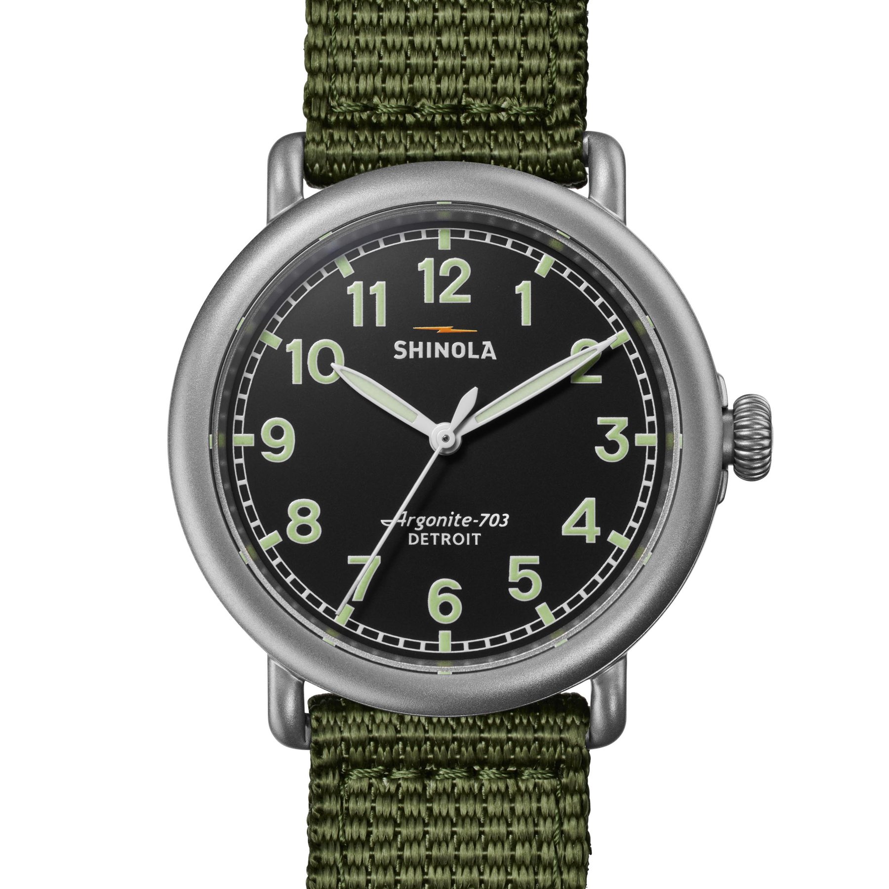 Shinola Runwell Field 41mm Silver Green