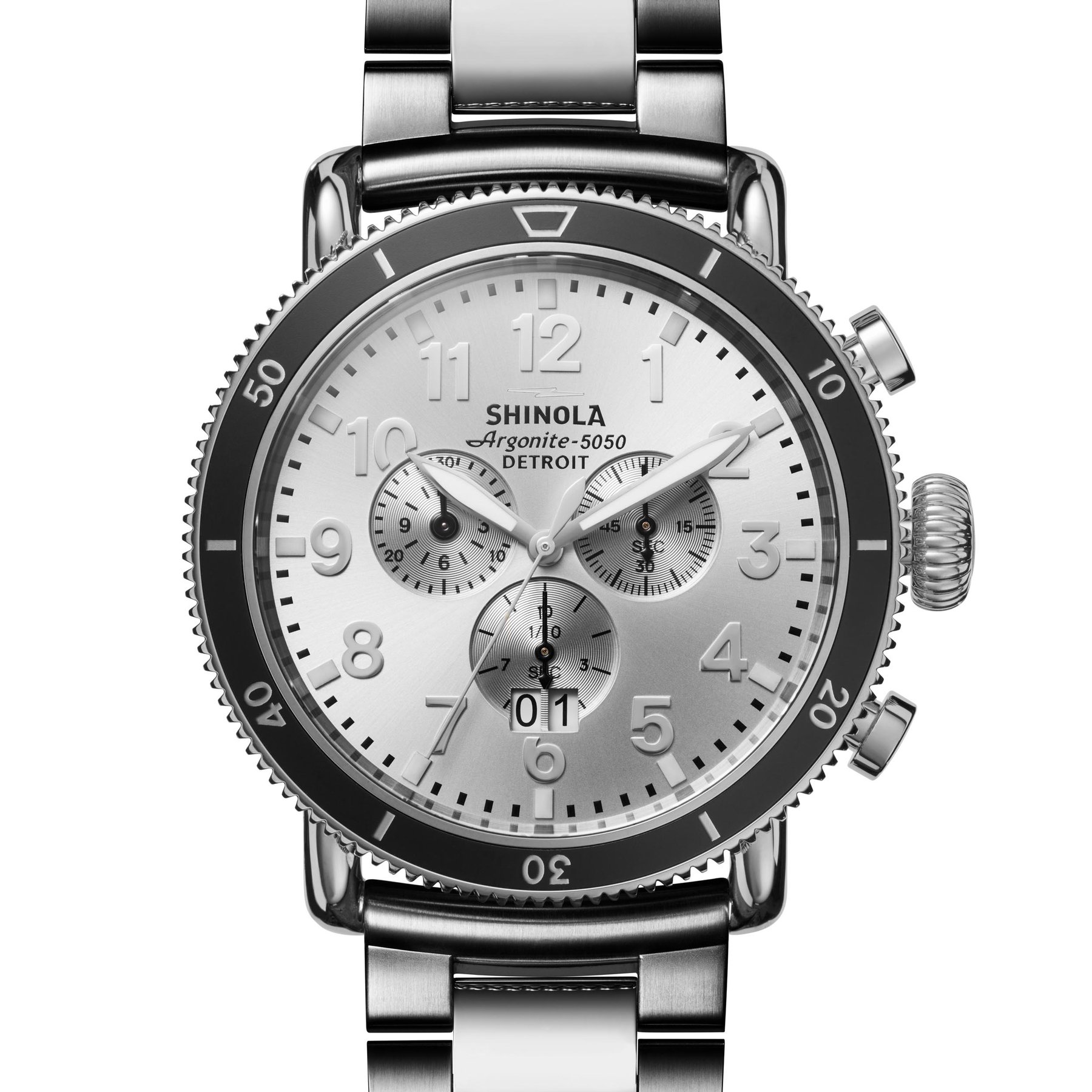 Shinola Runwell Sport Chrono 48mm All Silver