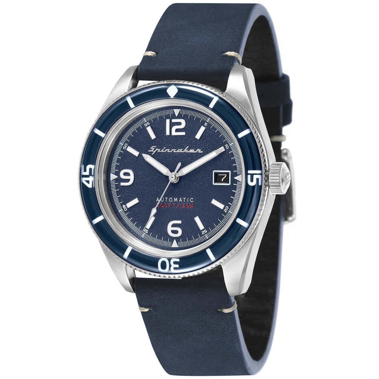 Spinnaker Fleuss Automatic Navy Silver