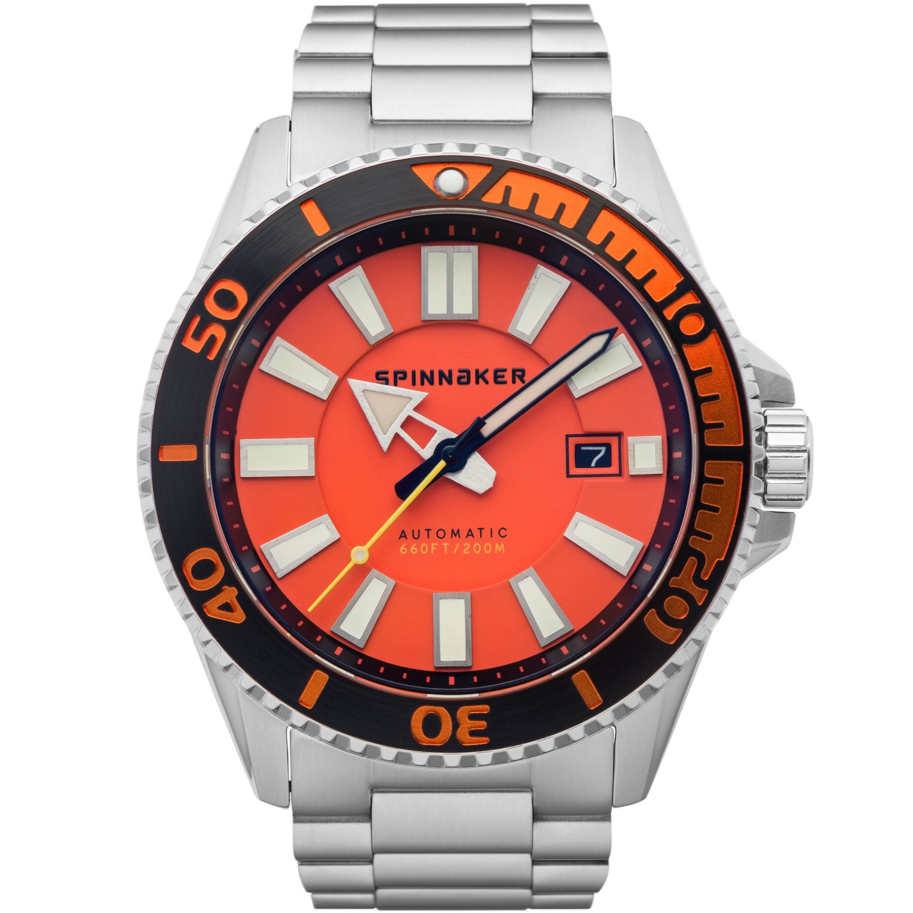 Spinnaker Amalfi Automatic Silver Orange