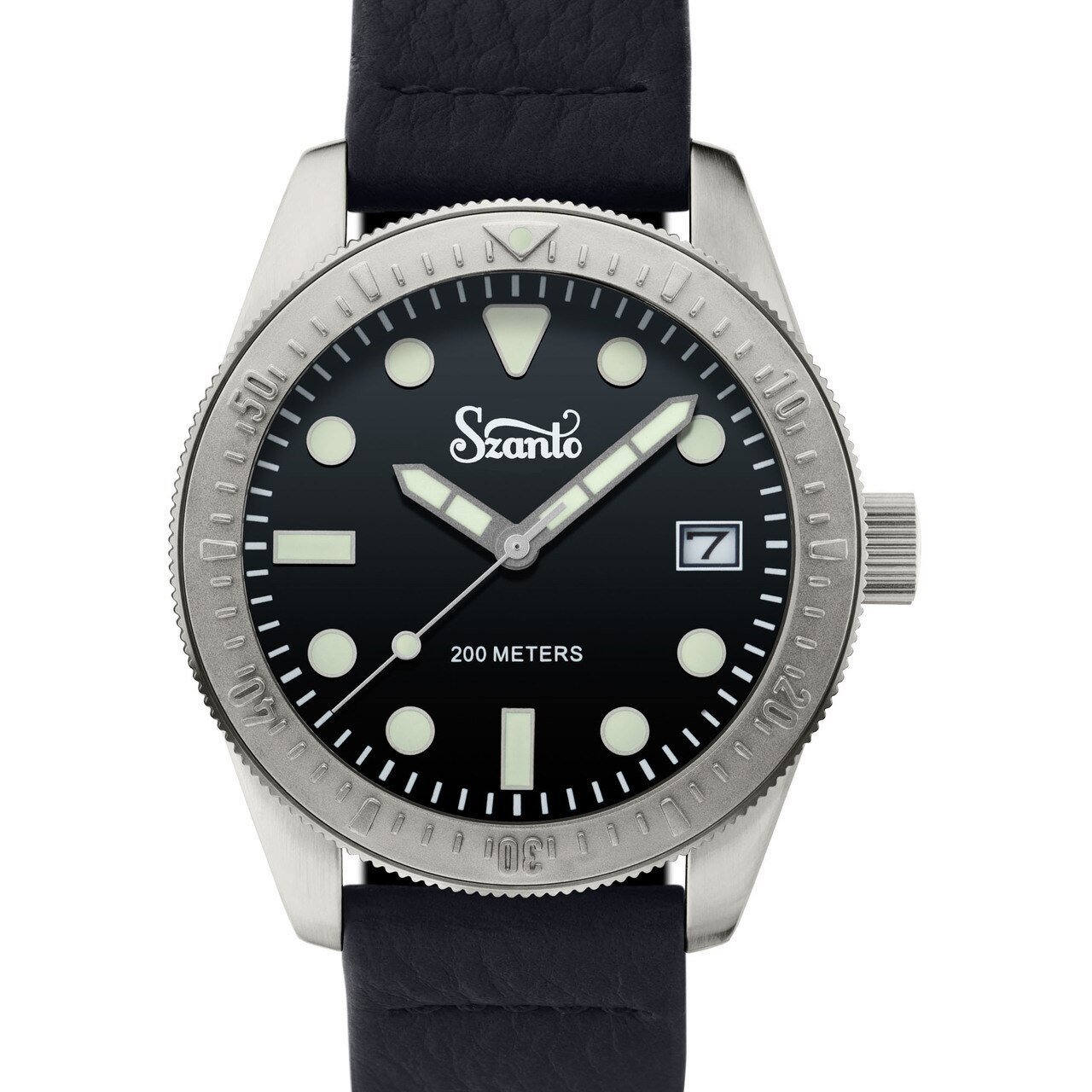 Szanto Vintage Dive SS Black Black