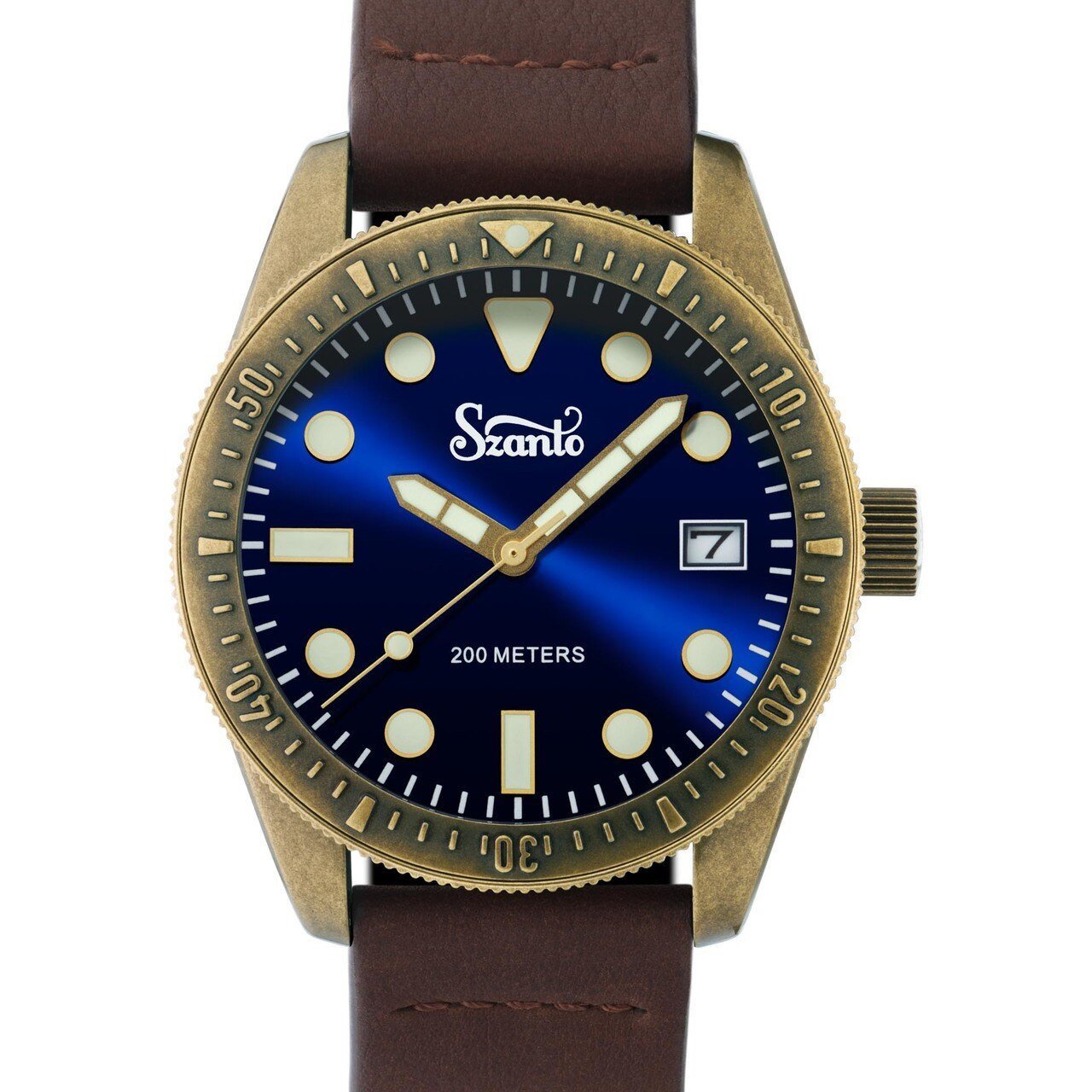 Szanto Vintage Dive Antique Bronze Blue Brown