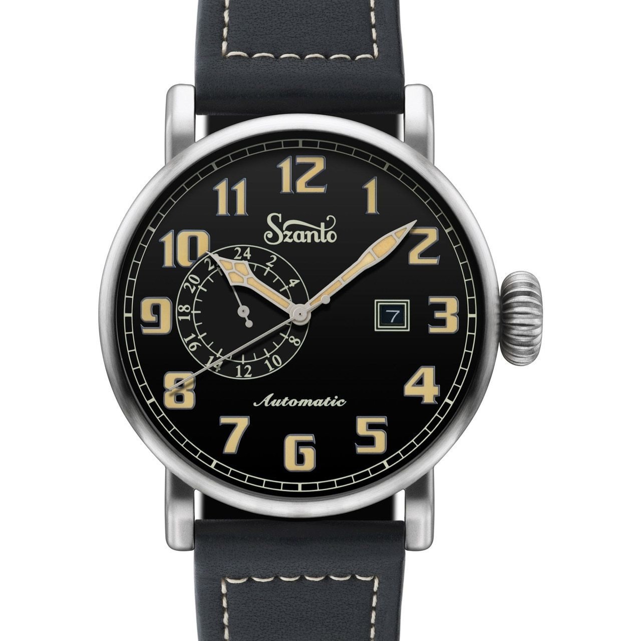 Szanto Big Aviator Automatic Black Black