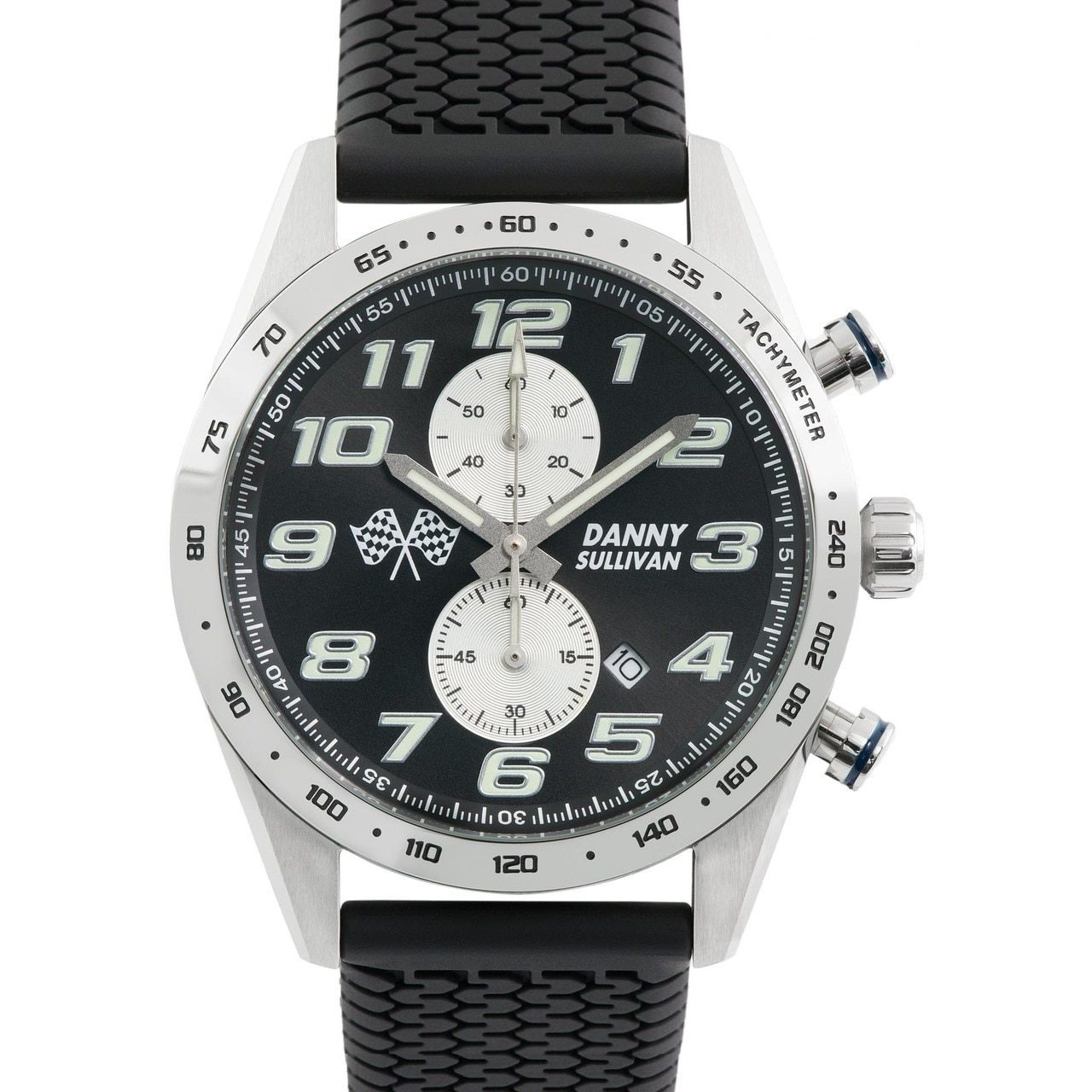 Szanto ICON Signature Danny Sullivan Chronograph Silver Black