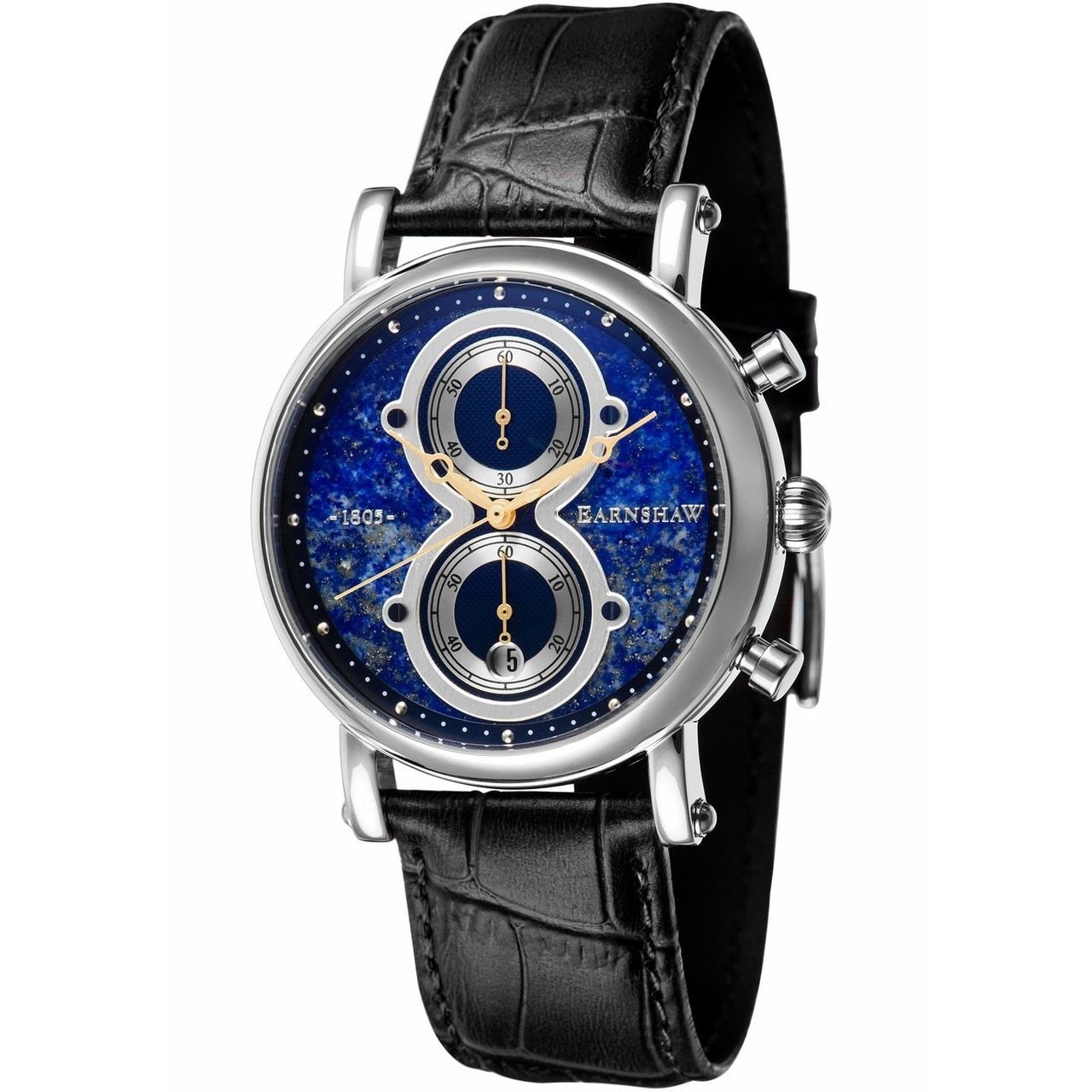 Thomas Earnshaw Maskelyne Chronograph Lapis Blue Black