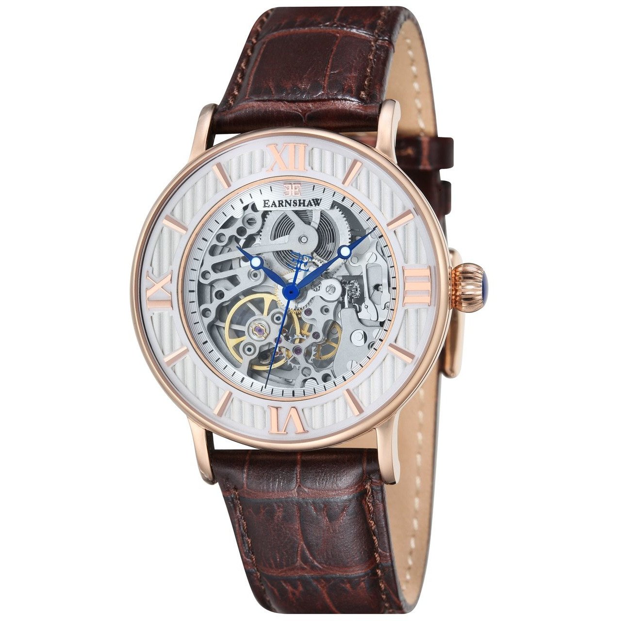 Thomas Earnshaw Darwin Automatic Rose Gold Brown White