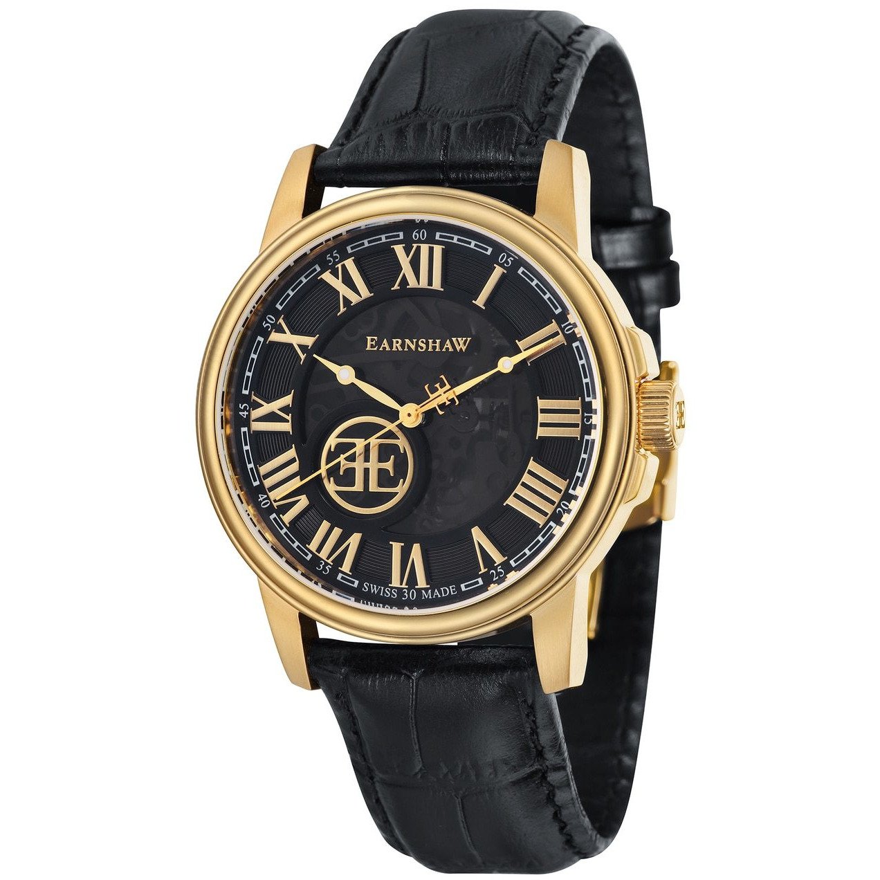 Thomas Earnshaw Beagle Automatic Gold Black