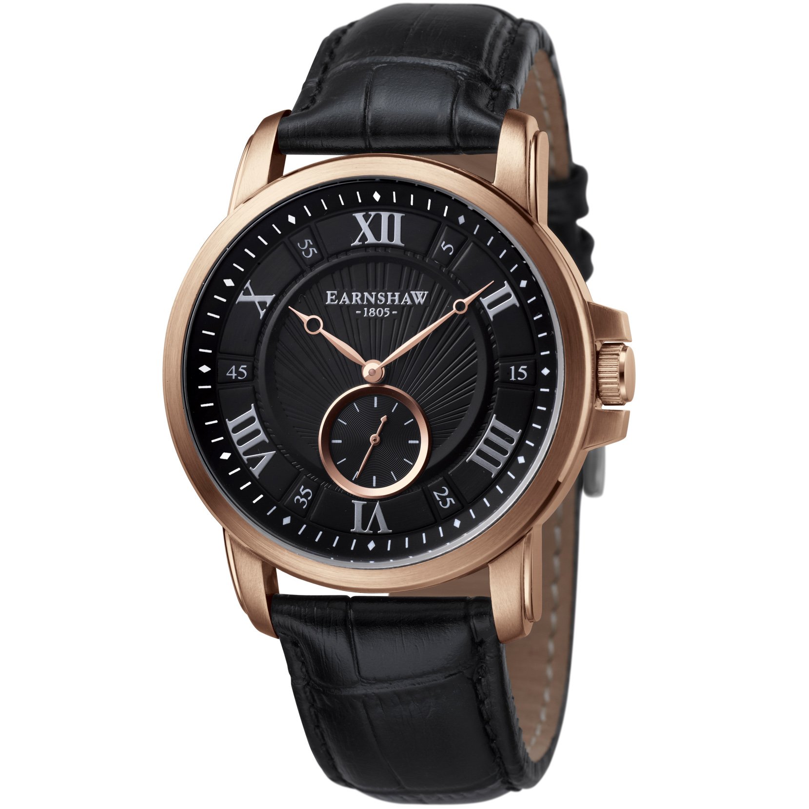 Thomas Earnshaw Fitzroy Black Rose Gold