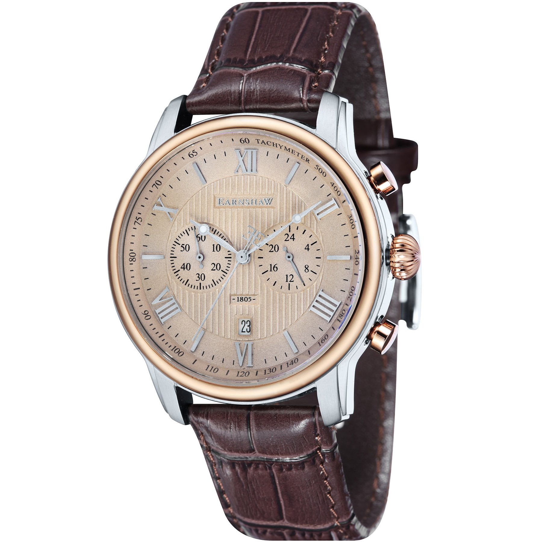 Thomas Earnshaw Longitude Chronograph Brown