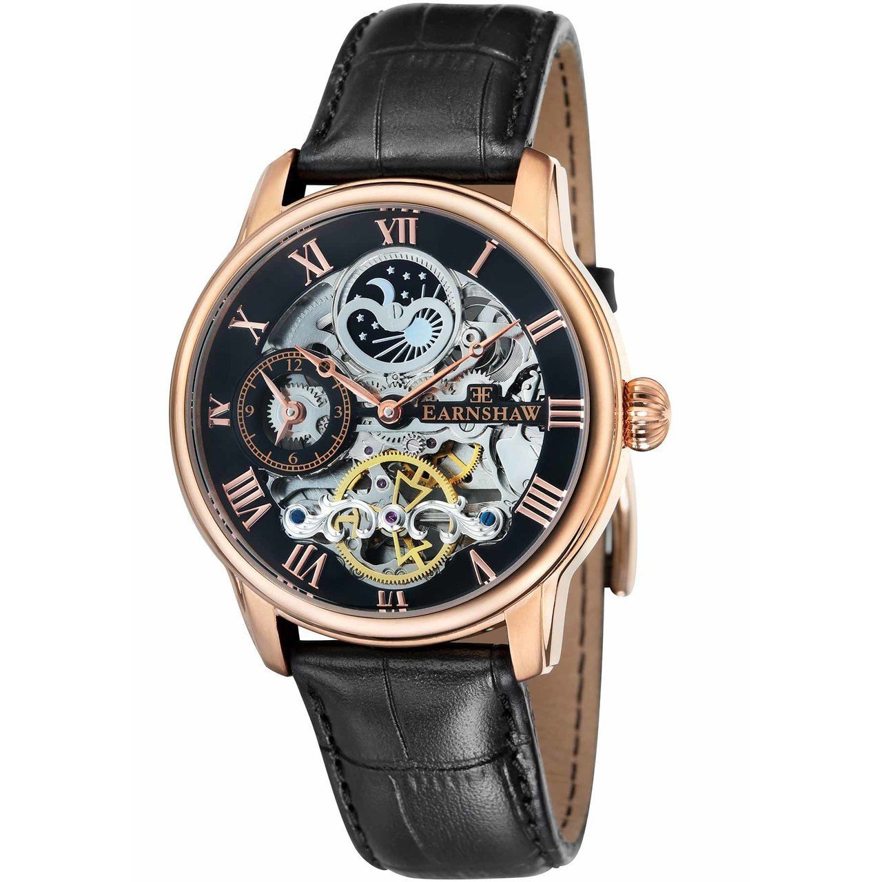 Thomas Earnshaw Longitude Automatic Black Rose Gold