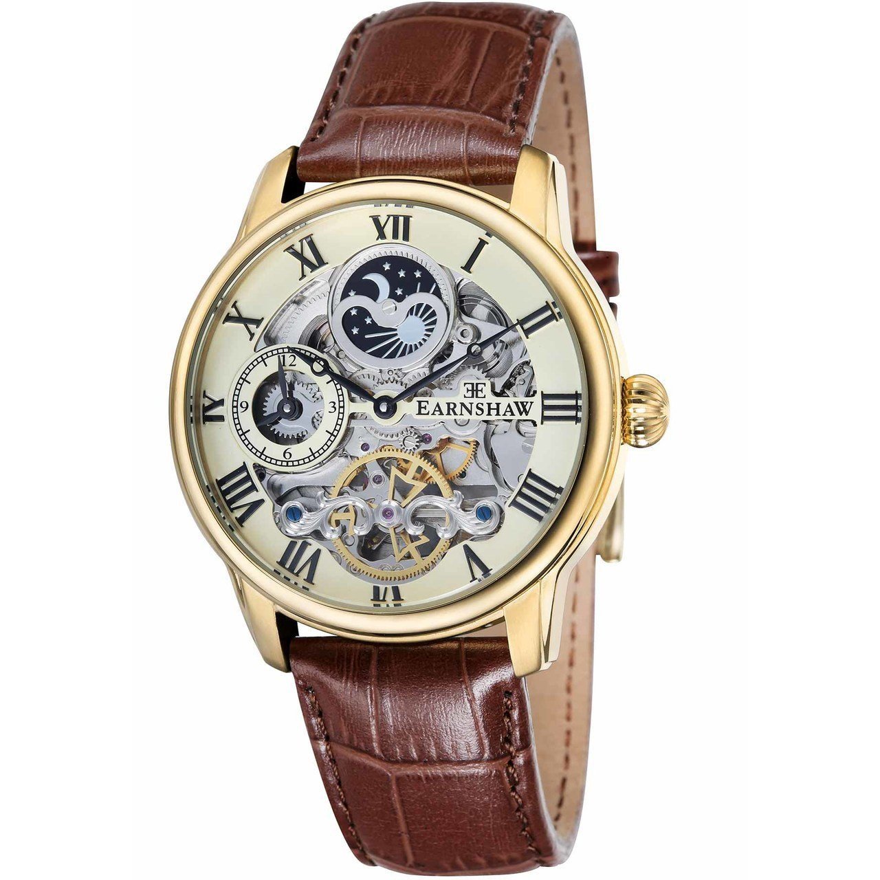 Thomas Earnshaw Longitude Automatic Brown Gold